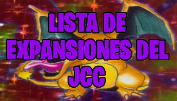 Lista de expansiones del Juego de Cartas Coleccionables Pokémon