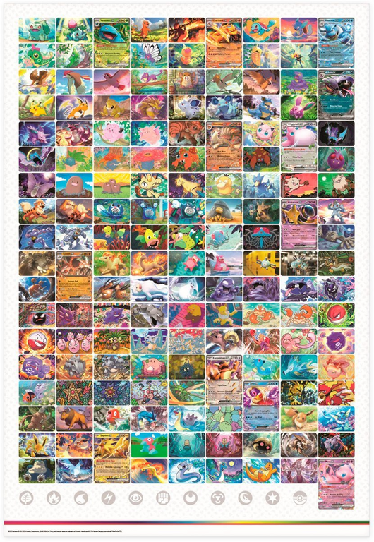 Pokémon | Caja Póster 151 Pokémon Inglés 2023