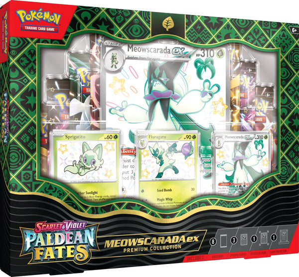 POKEMILLON Pokémon | Caja Premium Collection Meowscarada ex Paldean Fates Inglés 2024