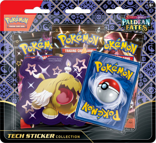 Pokémon | Pack 3 Blíster 3 Sobres + Pegatinas Destinos de Paldea Castellano 2024