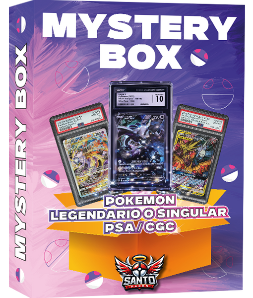 Mystery Graded Card | Master Ball | Una Carta Gradeada de Un Pokémon Legendario o Singular - PSA, CGC