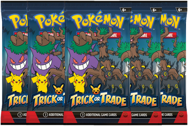 Pokémon | 5 Sobres Trick and Trade Ingles 2024