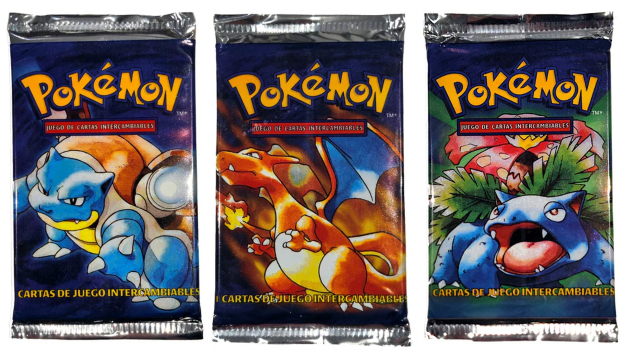 Septiembre Vintage | Sobres de Pokémon Base Set Unlimited Español 1999