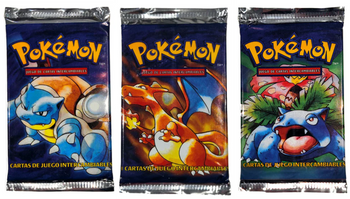 Septiembre Vintage | Sobres de Pokémon Base Set Unlimited Español 1999