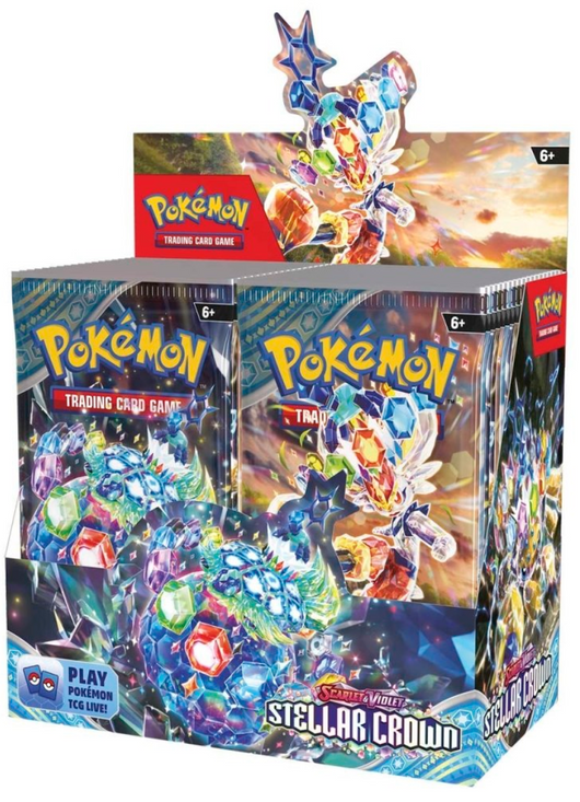 [Precompra] Pokémon | Caja 36 Sobres Stellar Crown Inglés 2024