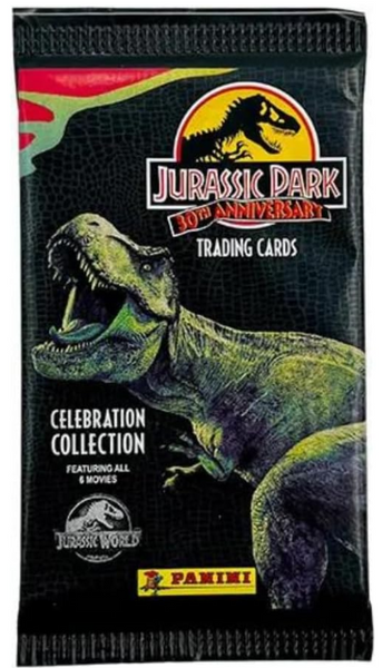 Panini x Jurassic Park | Sobre de Jurassic Park Cartas Coleccionables 30th Anniversary Celebration Collection Inglés 2024