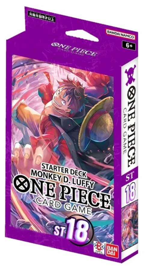 One Piece | Mazo de Iniciación de Monkey D. Luffy Starter Deck ST-18 Inglés 2024