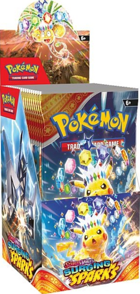 Pokémon | Caja 18 Sobres Booster Box Surging Sparks Inglés 2024