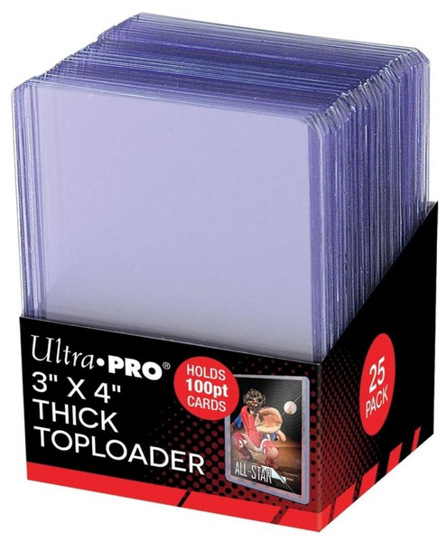 Ultra Pro | 25 Toploaders 3x4