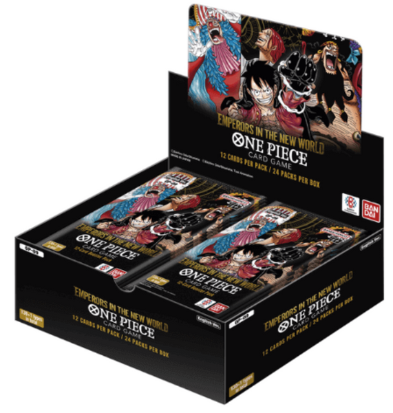 One Piece | Caja 24 Sobres OP-09 Four Emperors Inglés 2023