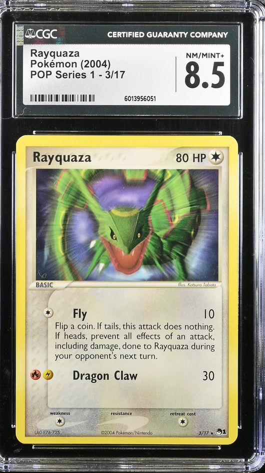 CGC 8.5 | Rayquaza POP Serie 1 2004 Inglés