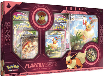 POKEMILLON Pokémon | Caja Flareon Vmax Premium Collection 2021