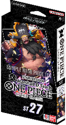 [Precompra] One Piece | Mazo de Iniciación Black Teach ST-27 Inglés 2025