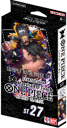 [Precompra] One Piece | Mazo de Iniciación Black Teach ST-27 Inglés 2025