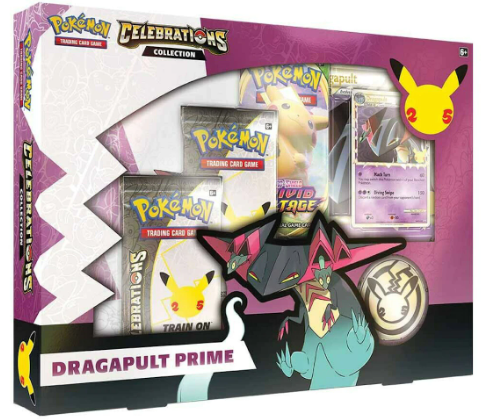 Pokémon | Caja Dragapult Prime Celebrations 2021