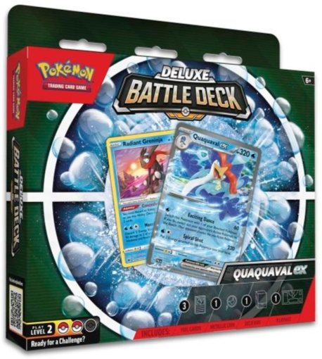 Pokémon | Deluxe Battle Deck : Quaquaval EX Anglais 2023