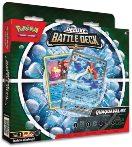 Pokémon | Deluxe Battle Deck: Quaquaval EX Inglés 2023