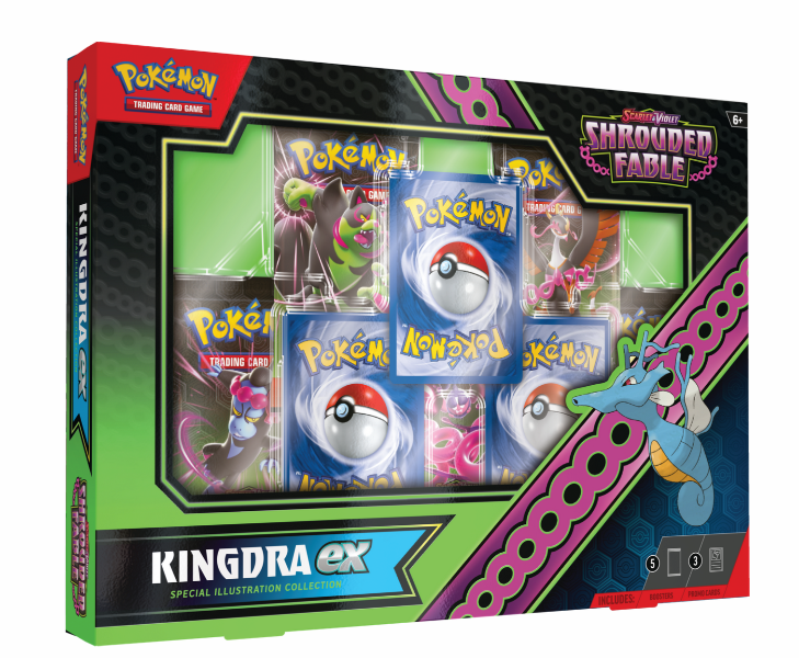 Pokémon | Kingdra ex Boîte de Collection d'Illustrations Spéciales Fábula Sombria Espagnol 2024