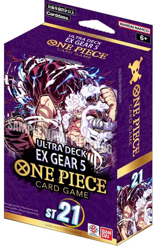 [Precompra] One Piece | Ultra Deck de Luffy Gear 5 ST-21 Inglés 2024