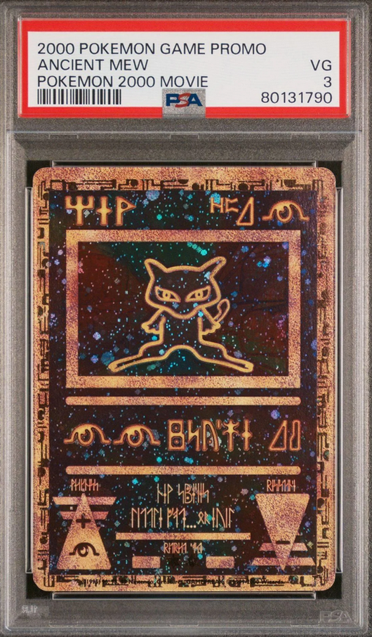 POKEMILLON - La Tienda Pokémon Segunda Mano PSA 3 | Ancient Mew (Movie) Nintedo Error Inglés 1999