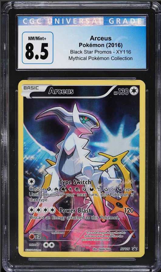 POKEMILLON Segunda Mano CGC 8.5 | Arceus (XYPR 116) XY Black Star Promos 2018 Inglés