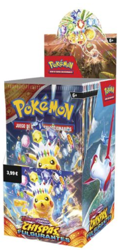 [Precompra] Pokémon | Caja 18 Sobres Chispas Fulgurantes Español 2024