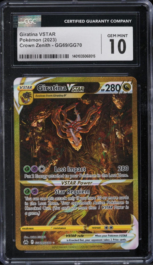 CGC 10 | Giratina VSTAR (CRZ GG69) Crown Zenith 2022 Inglés