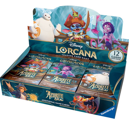 POKEMILLON - La Tienda Pokémon Disney | Caja 24 Sobre Lorcana Azurite Sea (6AZS) Inglés 2024