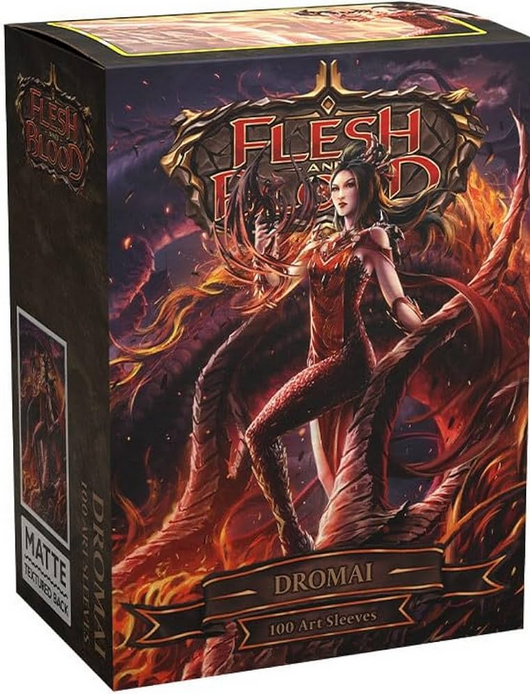 POKEMILLON Segunda Mano Dragon Shield | 100 Fundas Premium de Flesh & Blood: Uprising set de Dromai