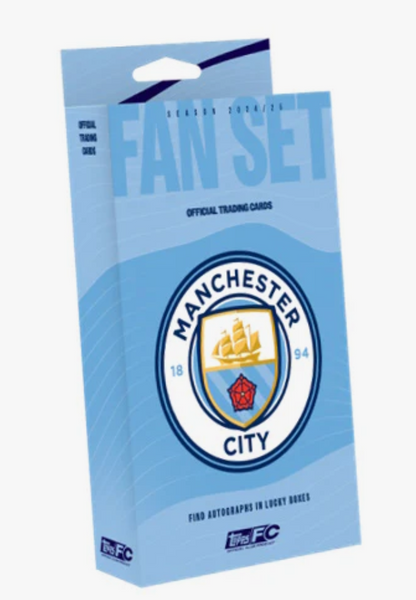 [Precompra] Topps | 2024-25 Topps Manchester City® - Fan Set - 1 Megasobre de 28 Cartas