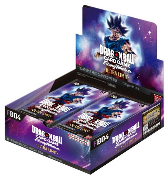 Dragon Ball | Caja de Dragon Ball Fusion World FB-04 Ultra Limit Inglés 2024