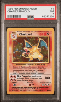 PSA 7 | Charizard (BS 4) Base Set Español 1999