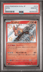 POKEMILLON Segunda Mano PSA 10 | Entei (PAF 112) Paldean Fates Inglés 2023