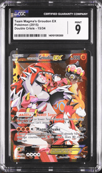 CGC 9 | Team Magma's Groudon EX (DCR 15) Double Crisis 2015 Inglés