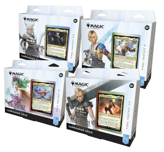 [Precompra] Magic x Final Fantasy | Collector's Commander Deck Display (4 Mazos) Inglés 2025