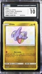 CGC 10 | Gible (HIF SV38) Hidden Fates 2019 Inglés