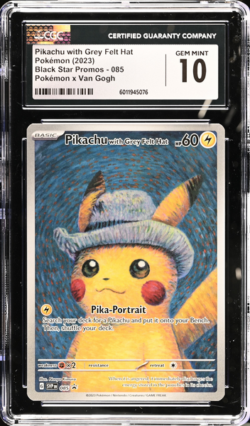 CGC 10 | Pikachu with Grey Felt Hat (SVP 085) 2023 Inglés