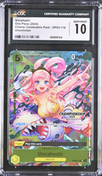 CGC 10 | Shirahoshi (OP03-116) Special Tournament Promos 2024 Inglés