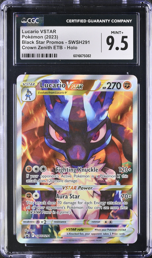 CGC 9.5 | Lucario VSTAR (SWSH 291) 2022 Inglés