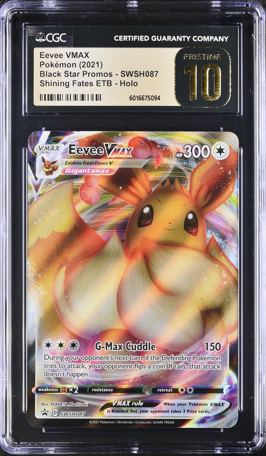 CGC 10 | Eevee VMAX (SWSH 087) SWSH Black Star Promos 2021 Inglés