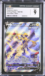 CGC 9 | Zeraora V (CRE 166) Chilling Reign 2020 Inglés