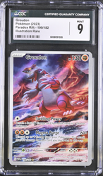 CGC 9 | Groudon (PAR 199) Paradox Rift 2023 Inglés