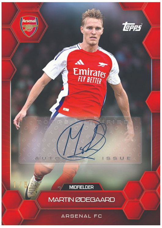 Topps 2024-25 Topps Arsenal® - Fan Set - 1 Megasobre de 28 Cartas