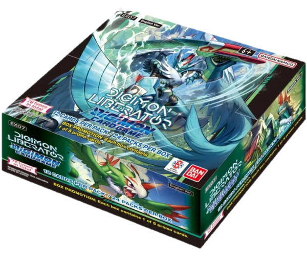 Digimon | Boite de 24 Enveloppes Digimon Liberator Booster Box EX-07 Anglais 2024