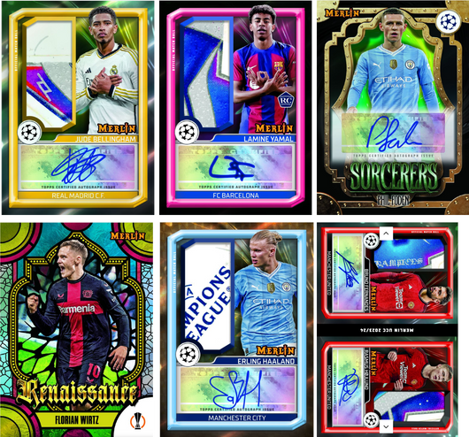 Hauts | Topps UCC Superstars 23/24 - Value Box - 8 packs UEFA Superstars 2024