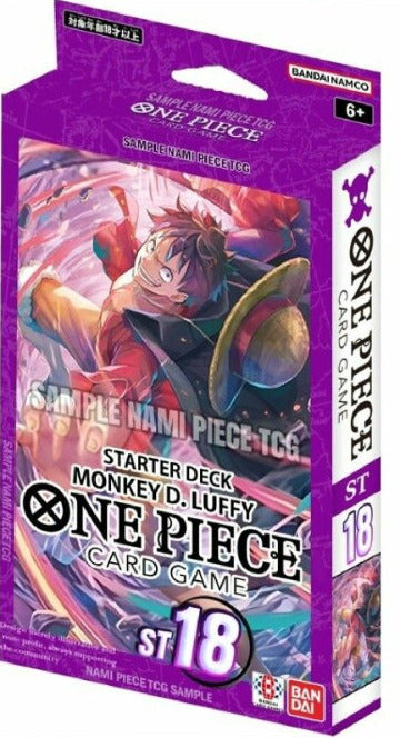 [Pré-achat] One Piece | Monkey D. Luffy Starter Deck ST-18 Anglais 2024