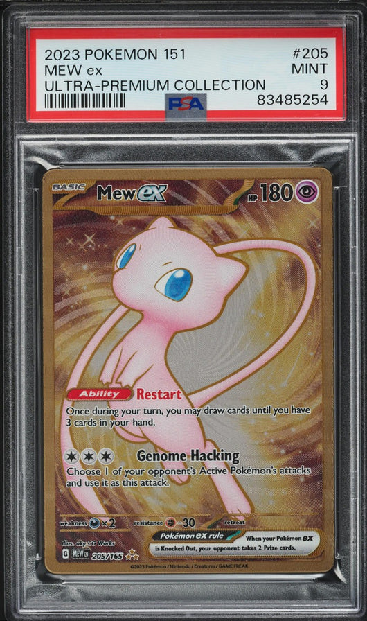 PSA 9 | Pokémon Mew ex Metálico (MEW 205) 151 Inglés