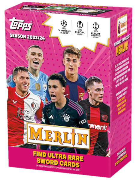 Topps | Topps 2023/24 UCC Merlin - 7 Sobres - Value Box