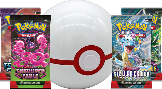 Pokémon | Honor Ball con 4 Sobres Aleatorios de Pokemon TCG