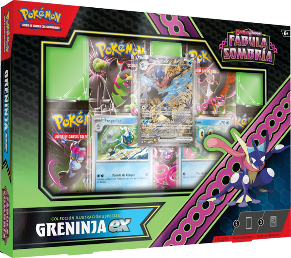 Pokémon | Caja Greninja ex Special Illustration Collection Fábula Sombría Español 2024